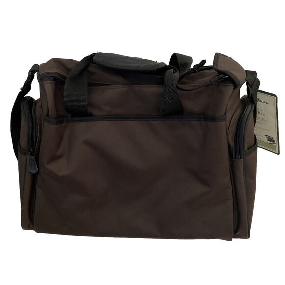 Eddie Bauer Coordinate Diaper Duffle Bag Brown , Changing Pad NWT - Picture 2 of 7